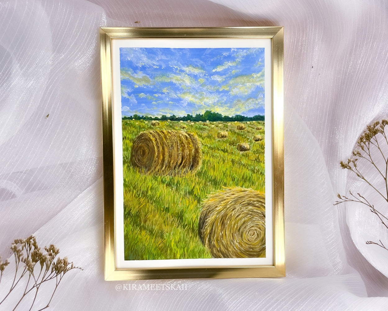 "Field of Renewal" Gouache Painting (Original Artwork)