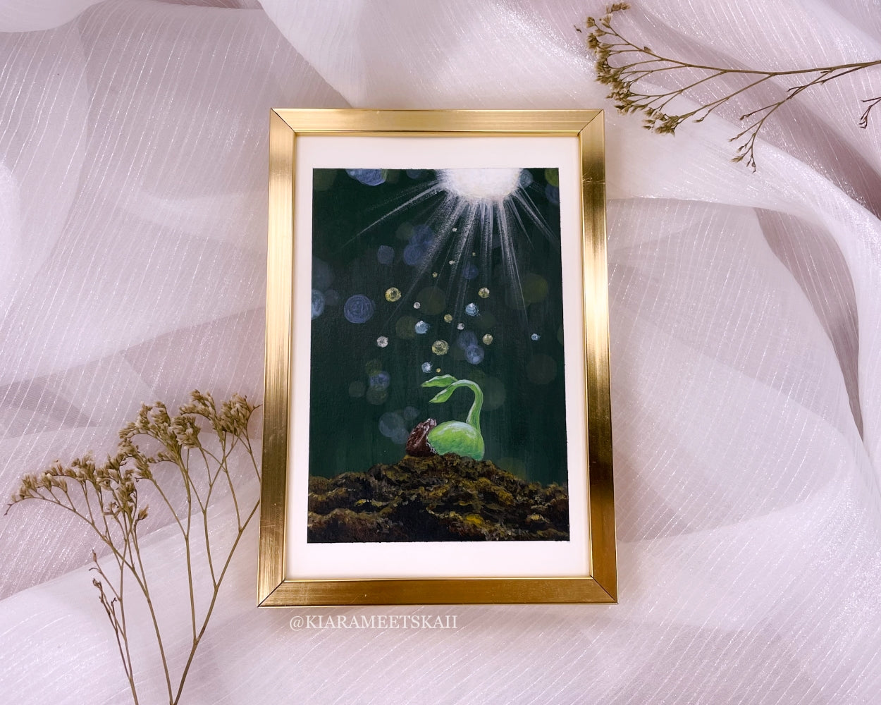 "The Seed of Light" Acrylic Painting (Original Artwork)