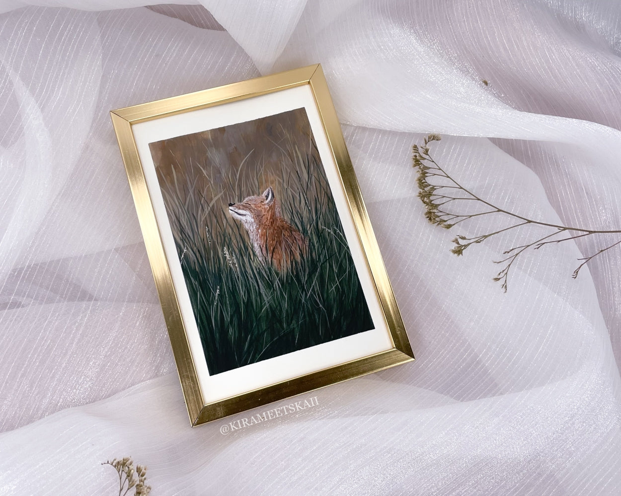 "Stillness" Gouache Painting (Original Artwork)