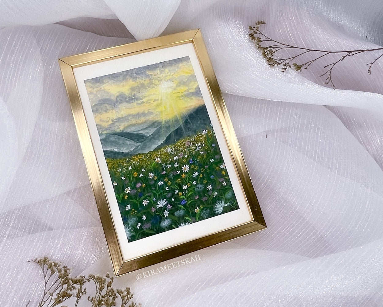 "A New Light Await" Gouache Painting (Original Artwork)