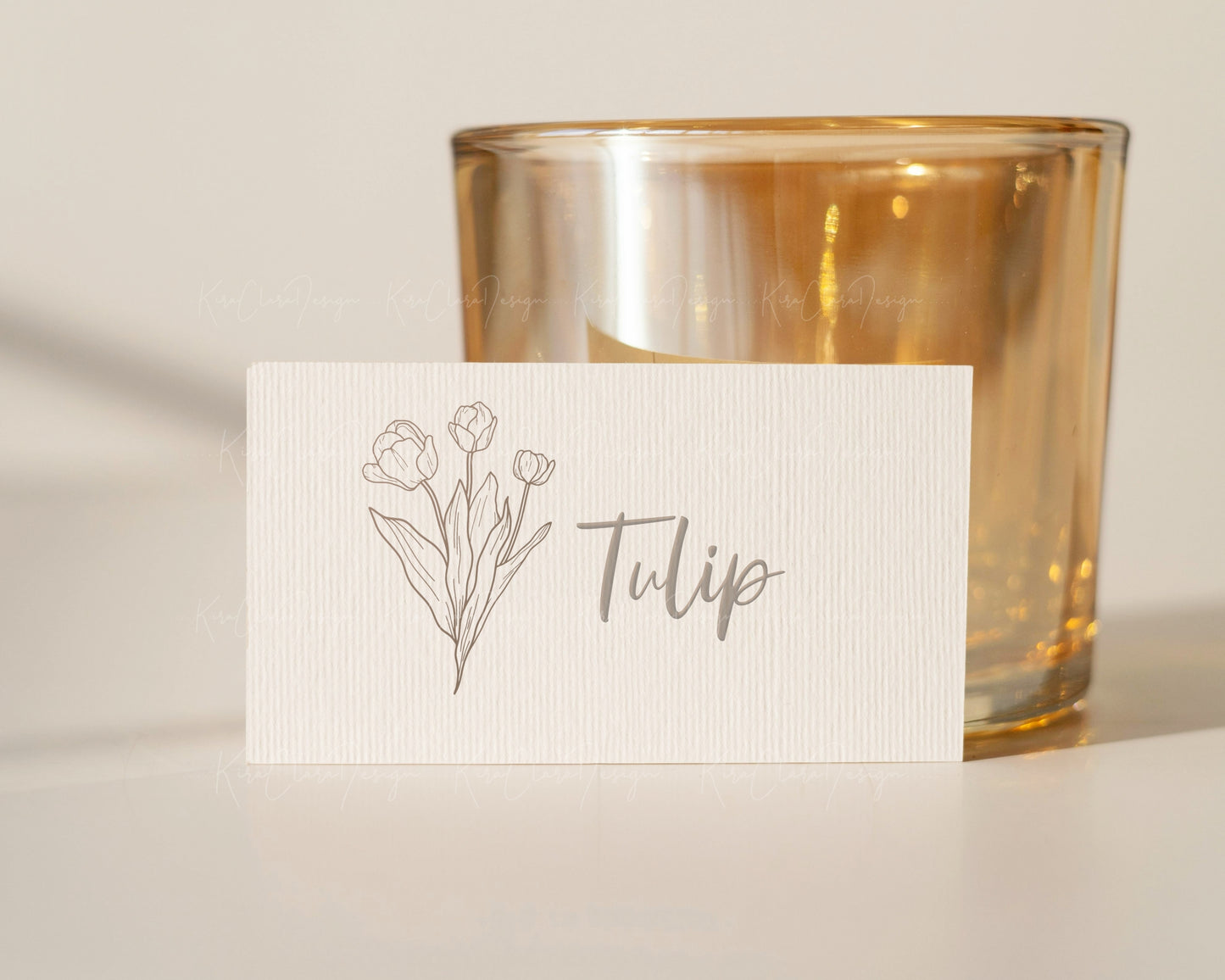 Tulip Bouquet Outline Clipart