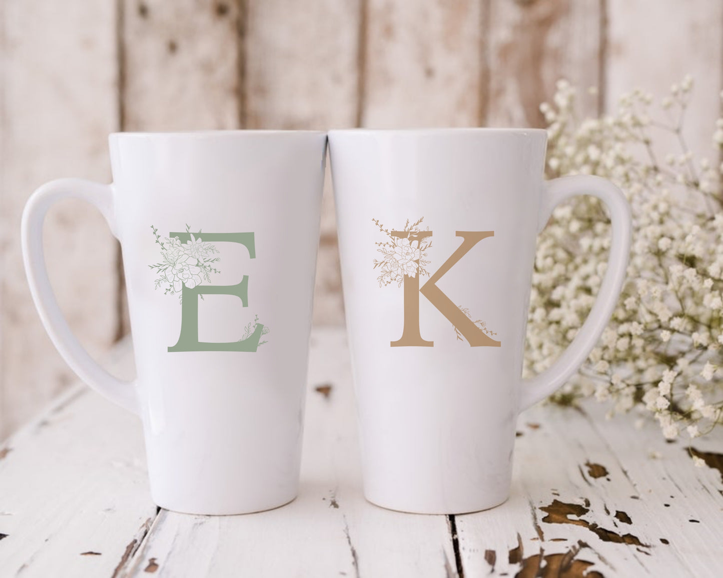 Wild Flower Monogram SVG