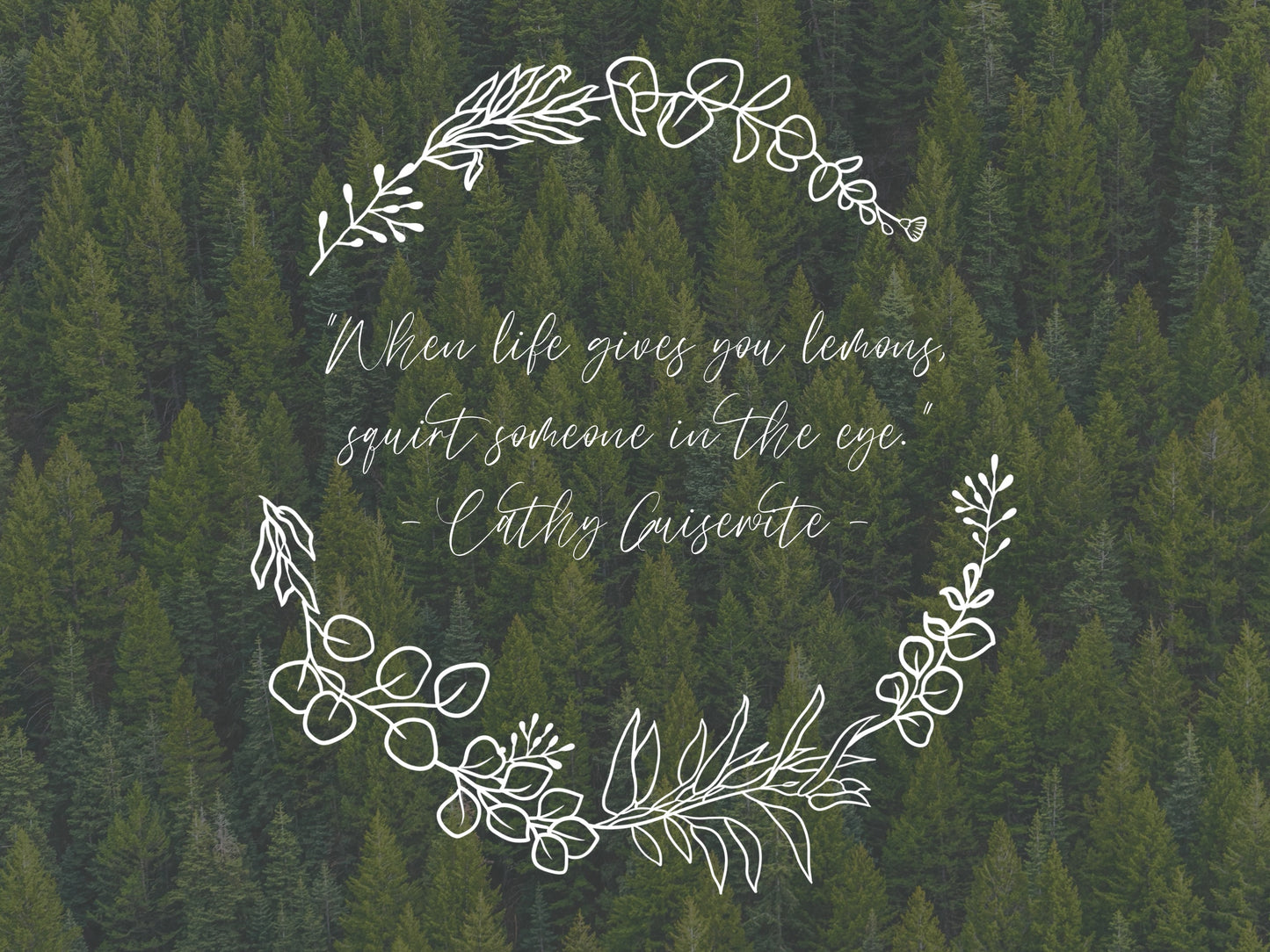 Eucalyptus Leaf Wreath Clipart