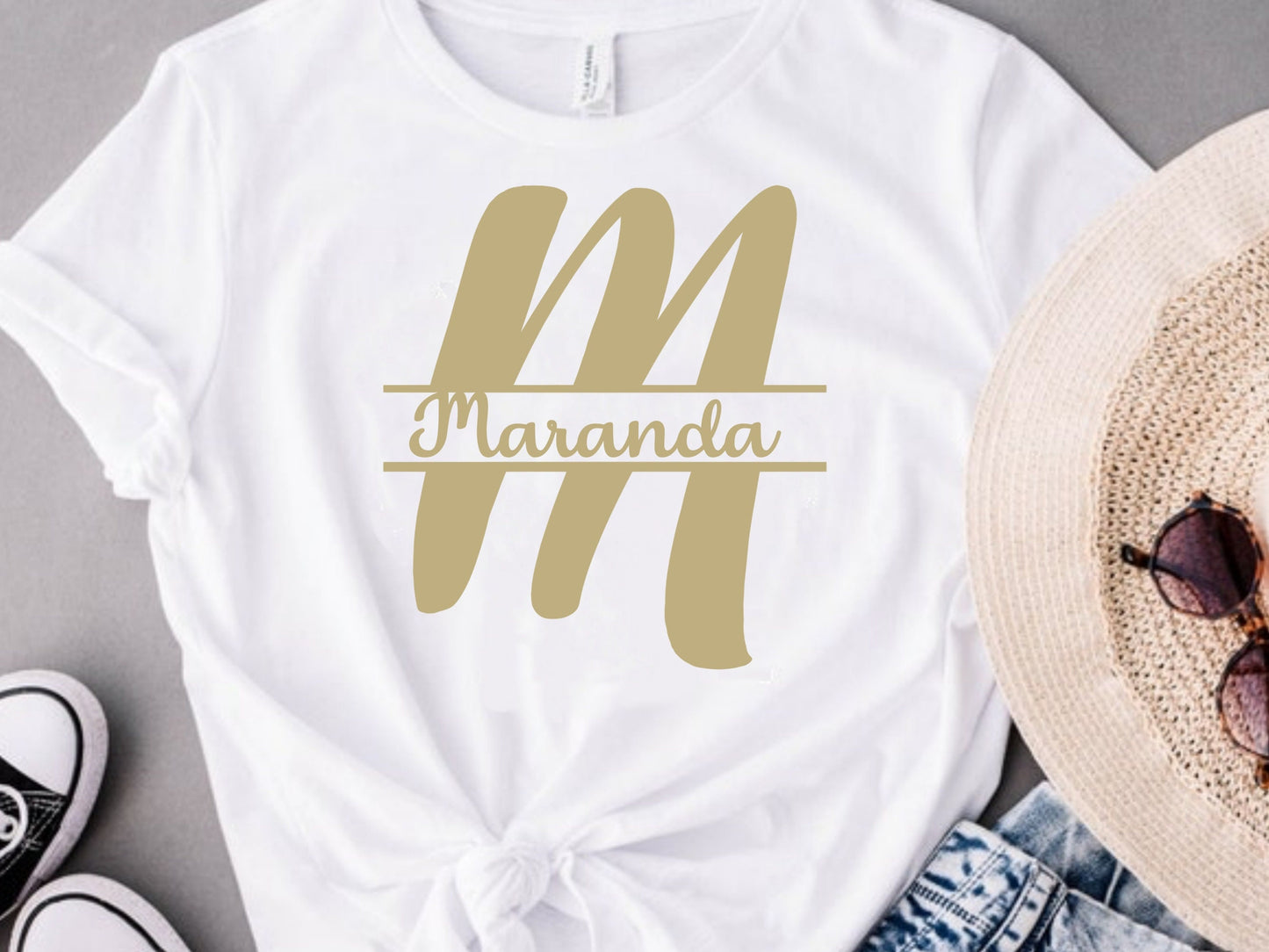 Split Monogram Alphabet SVG PNG