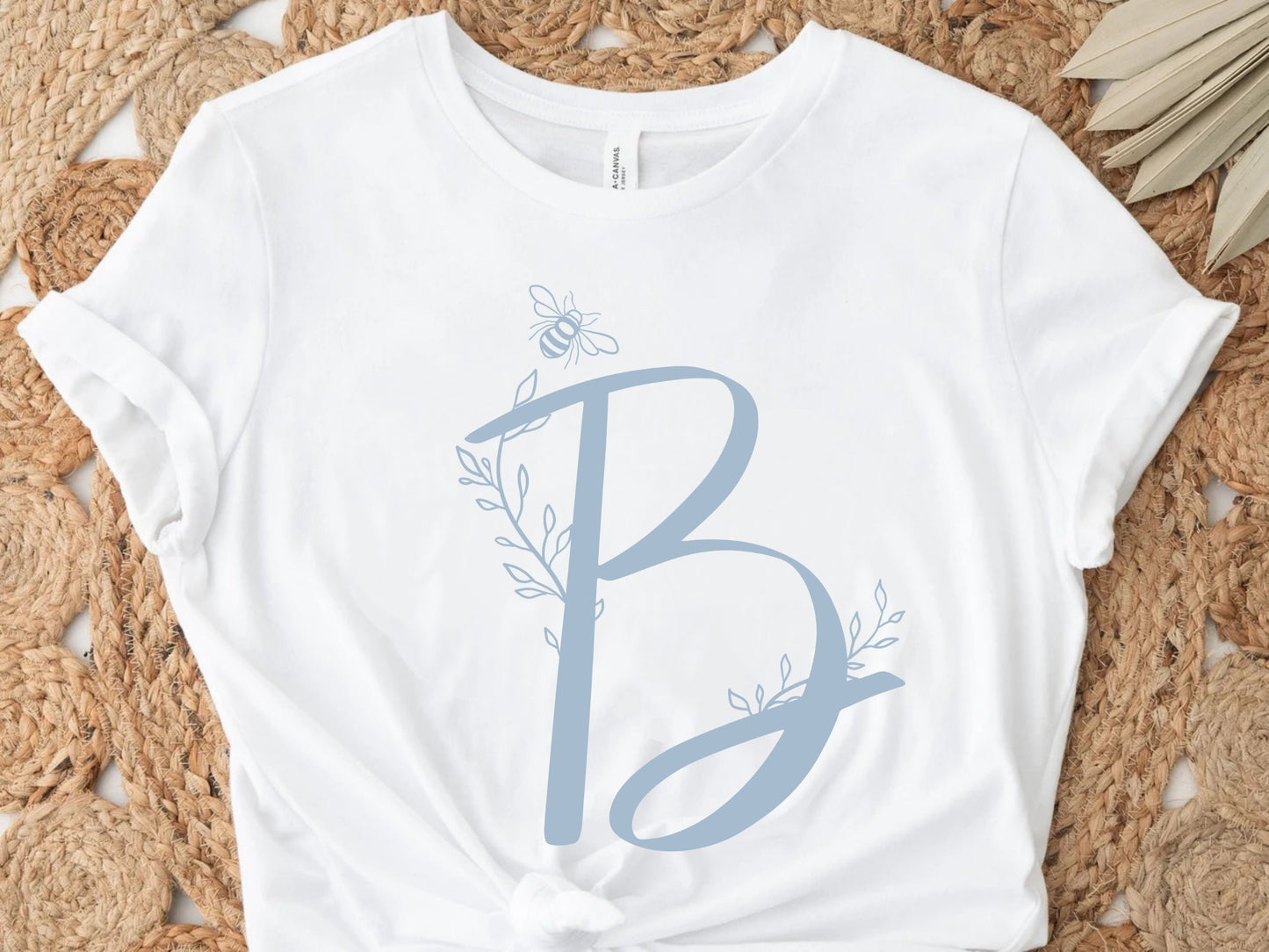 Bee Monogram Alphabet Clipart