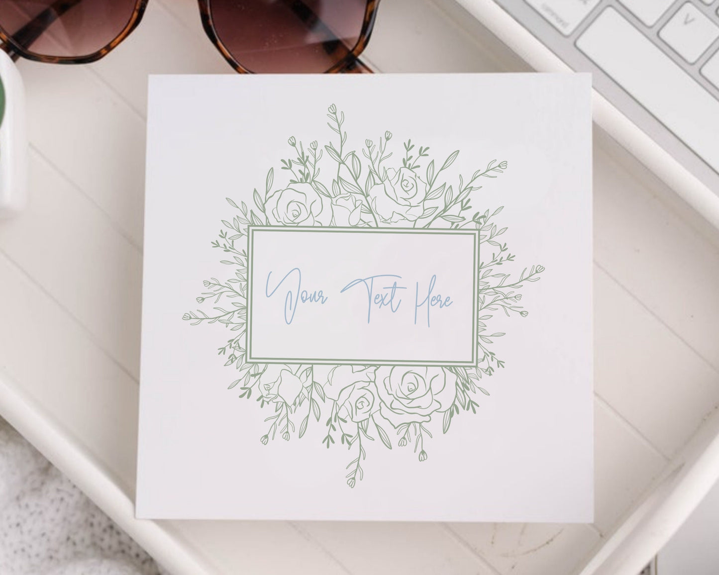 Rose Flower Border Frame Clipart