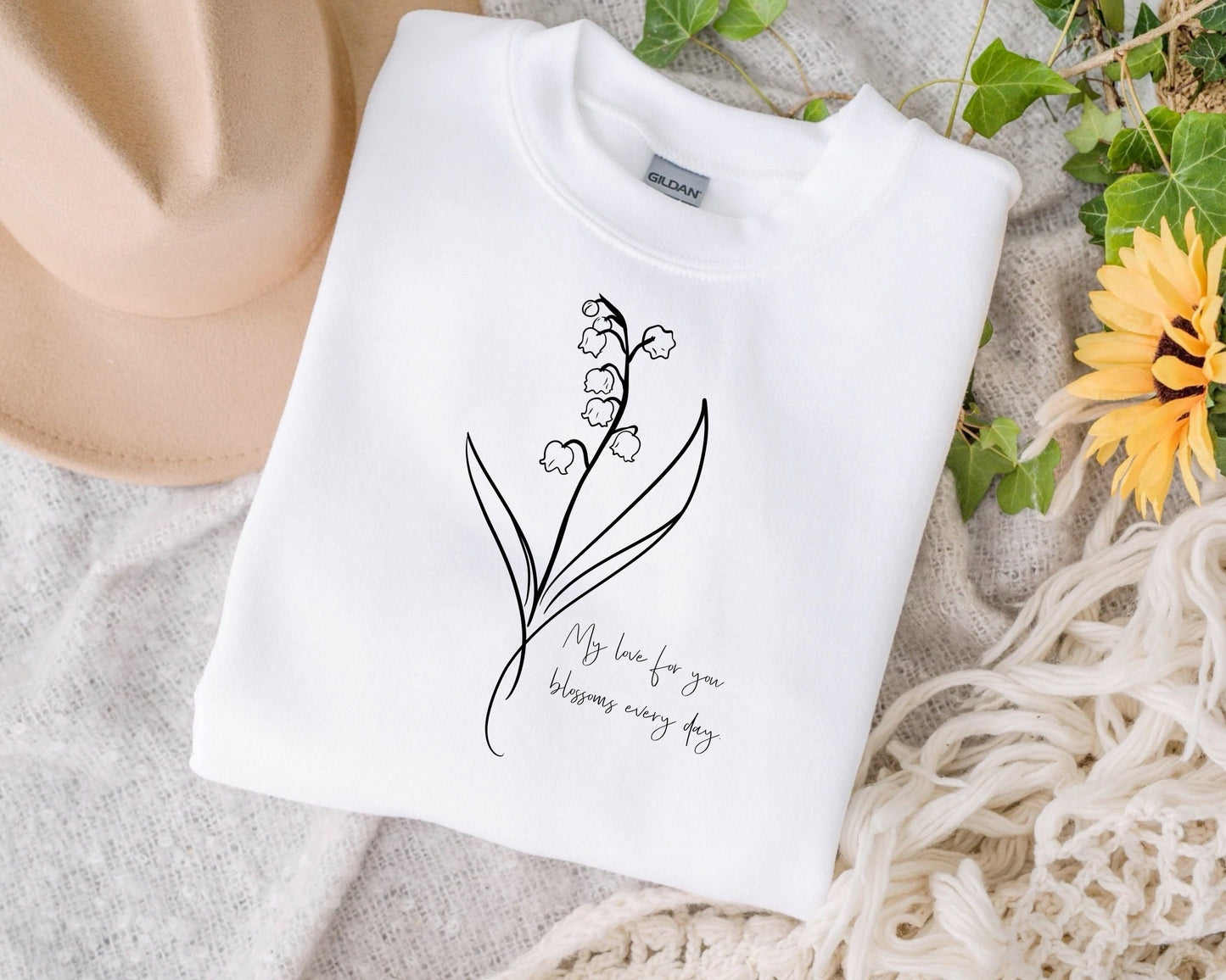 May Birth Flower Lily of the Valley Clipart