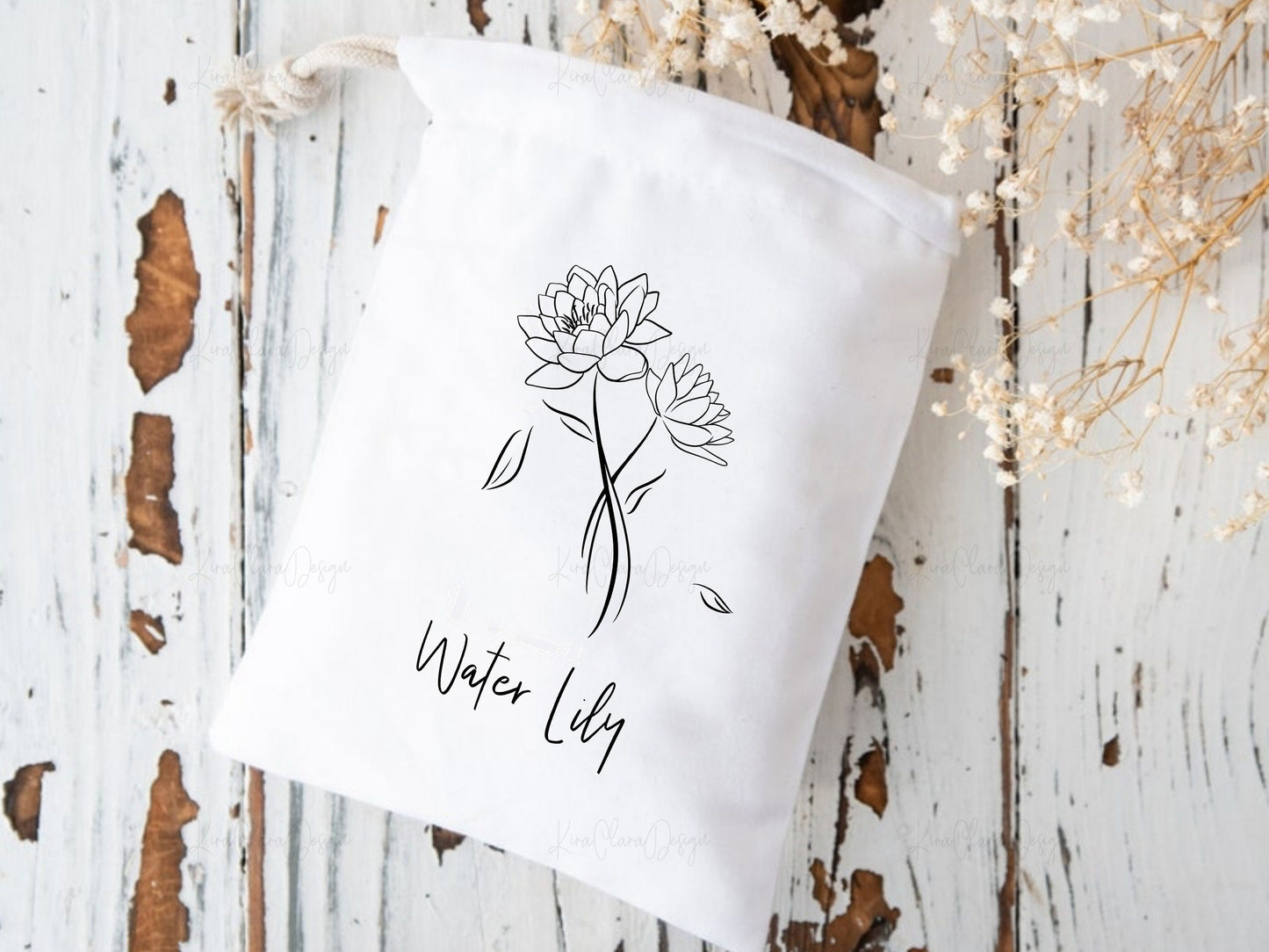 Birth Flower Water Lily Clipart