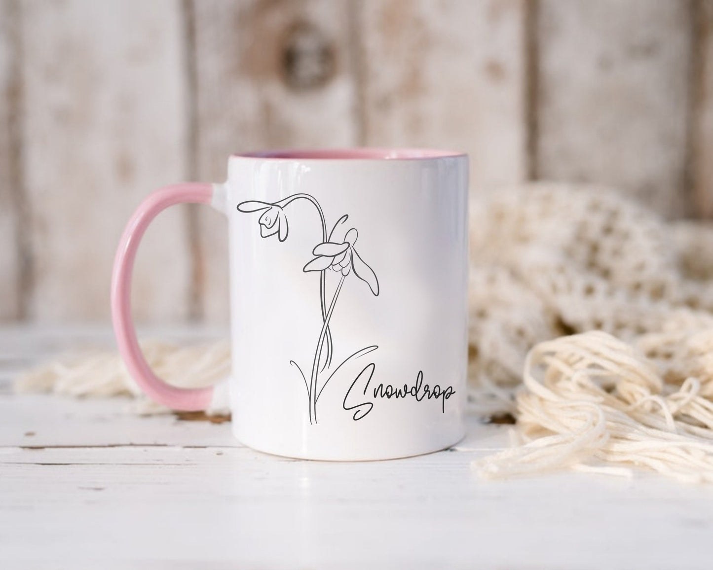 Birth Flower Snowdrop Clipart