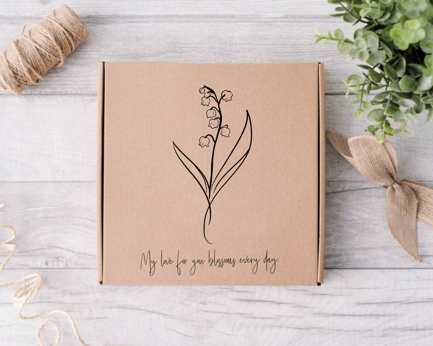 May Birth Flower Lily of the Valley Clipart
