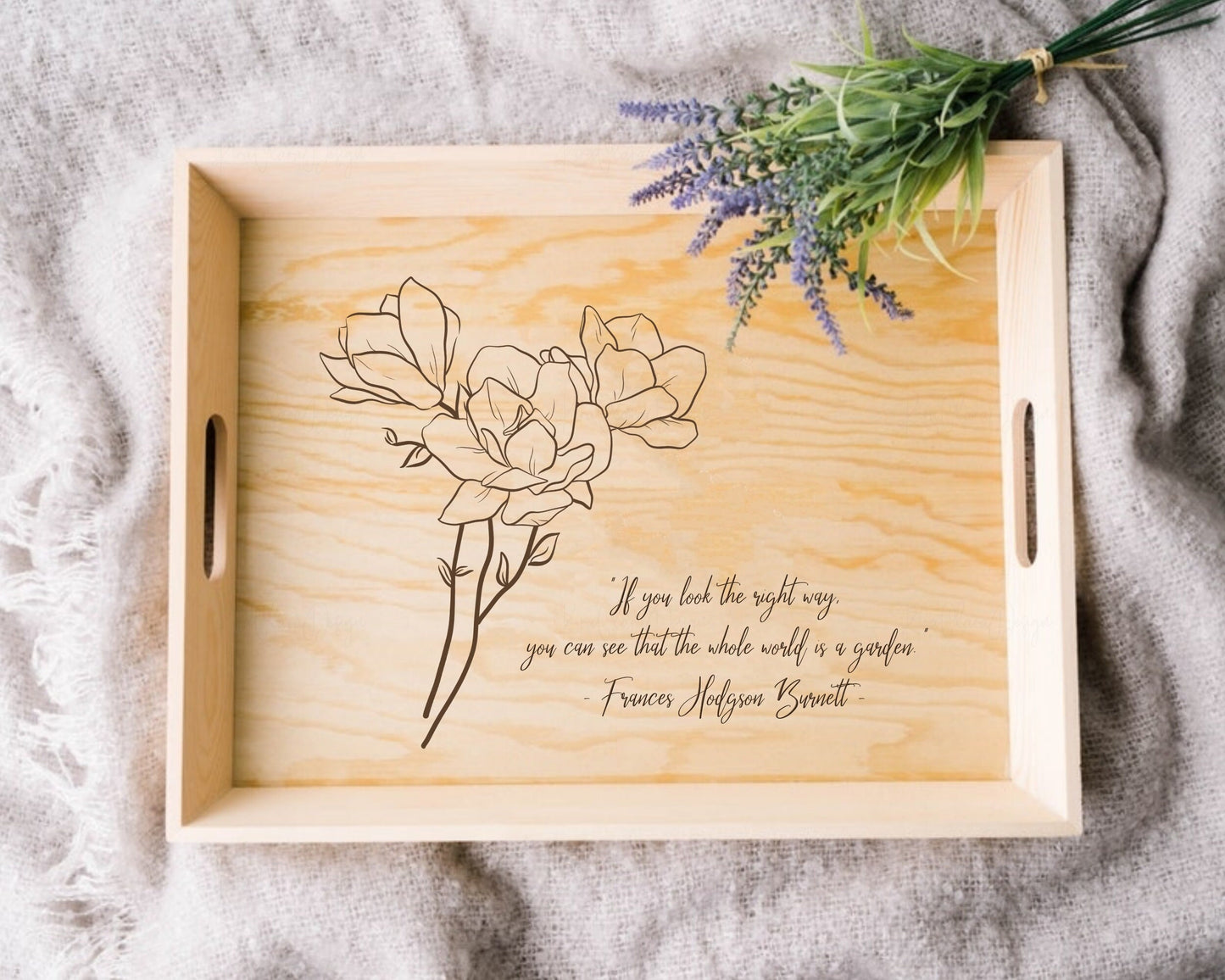 Magnolia Flower Outline Clipart