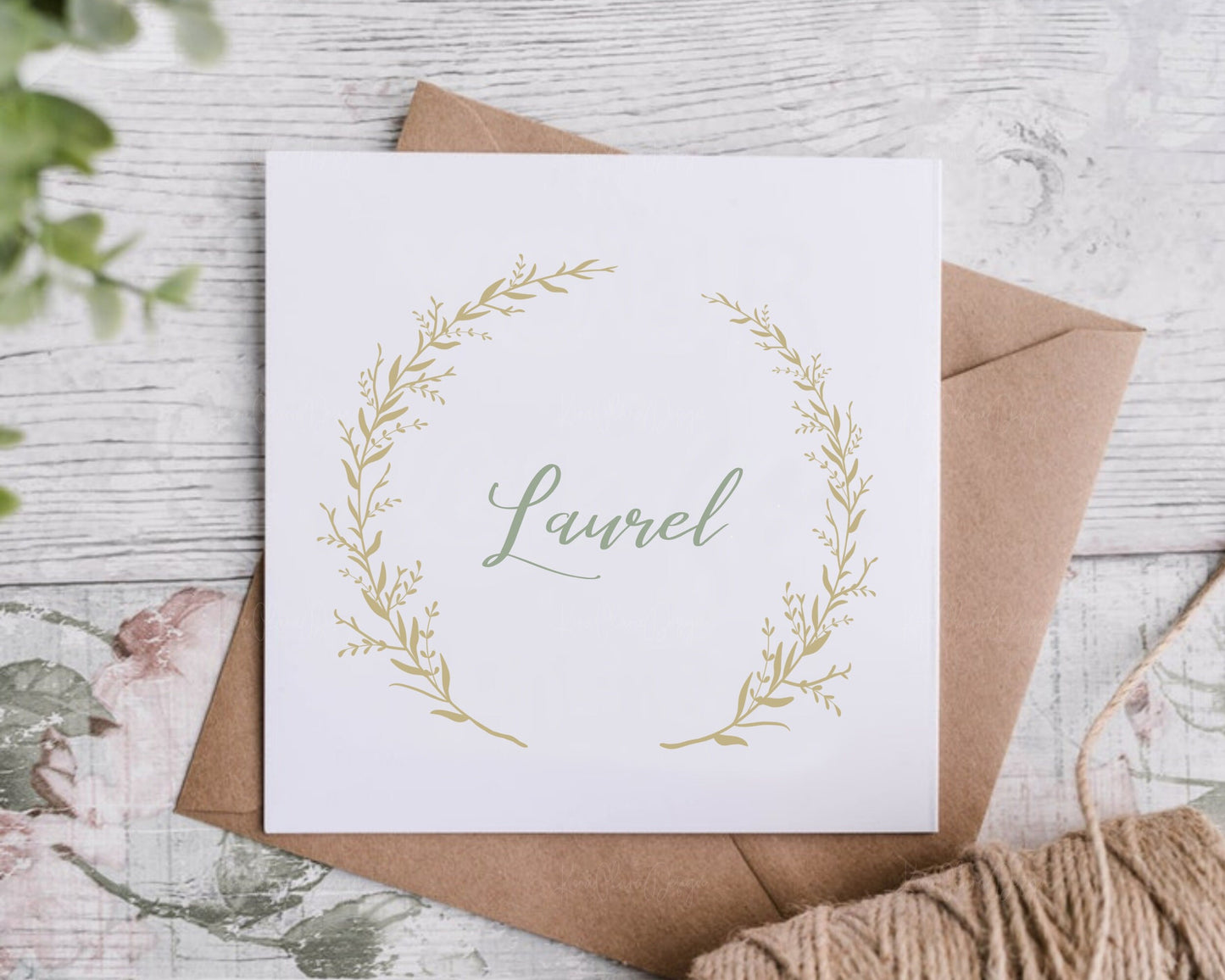 Laurel Leaf Wreath Clipart