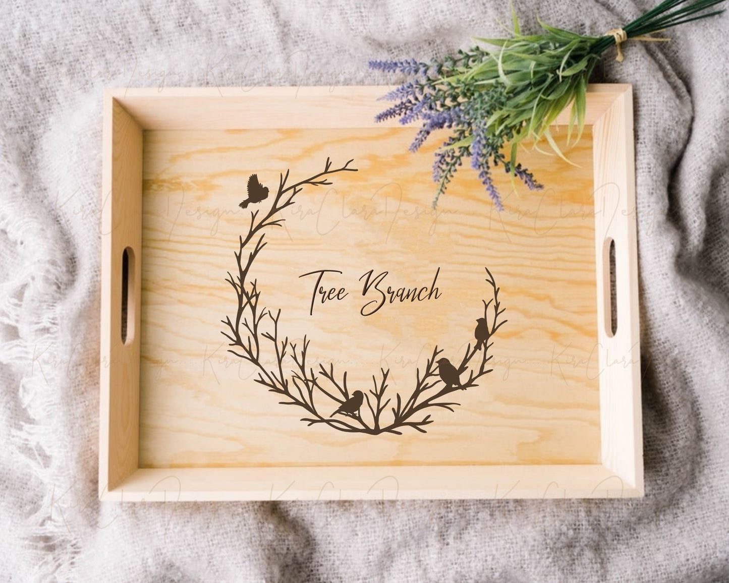 Tree Branch Wreath Clipart