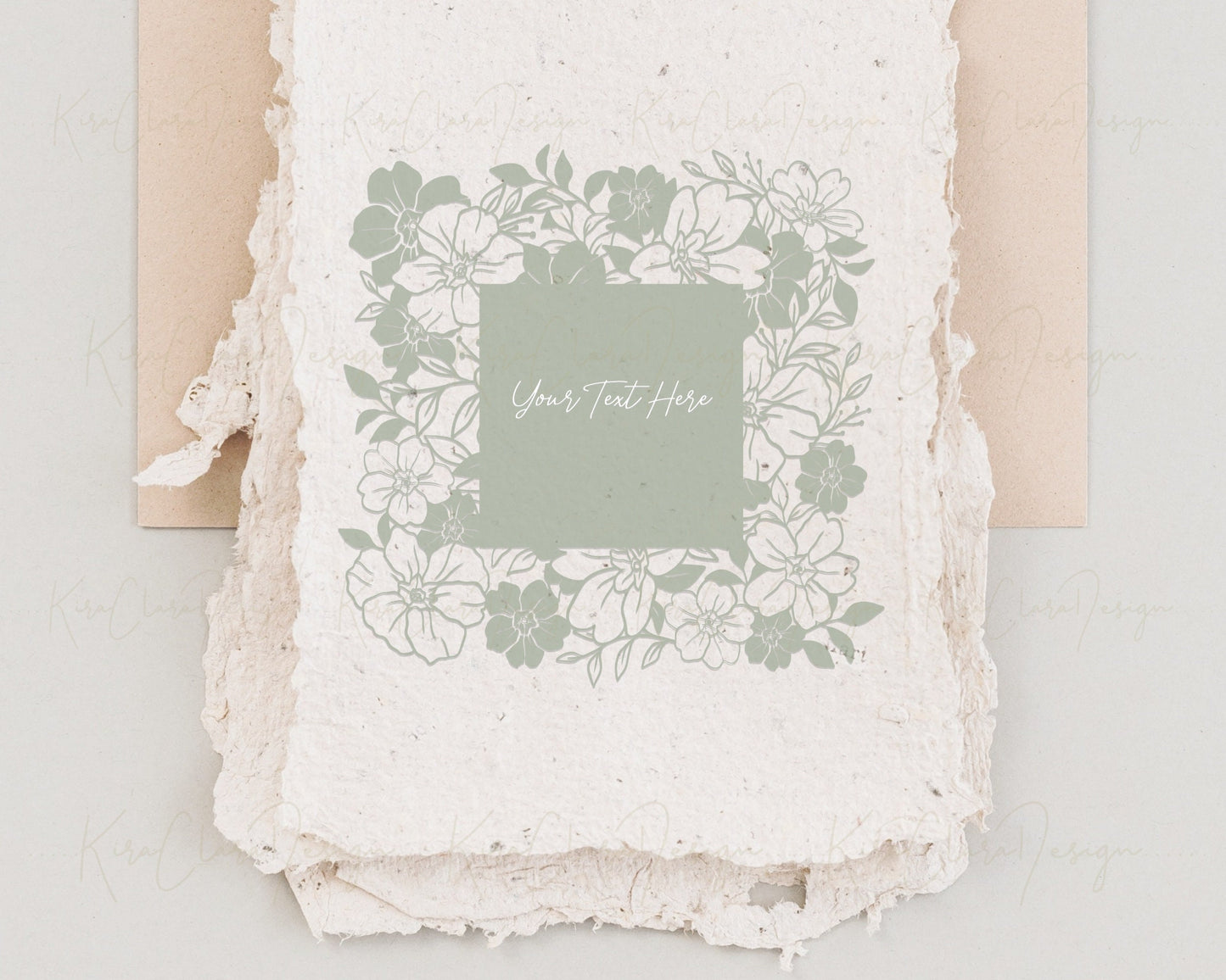 Primrose Clipart/Square Floral Pattern SVG