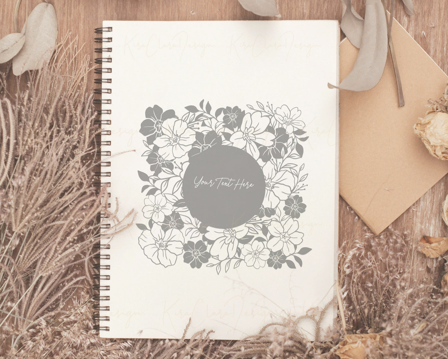 Primrose Clipart/Square Floral Pattern SVG
