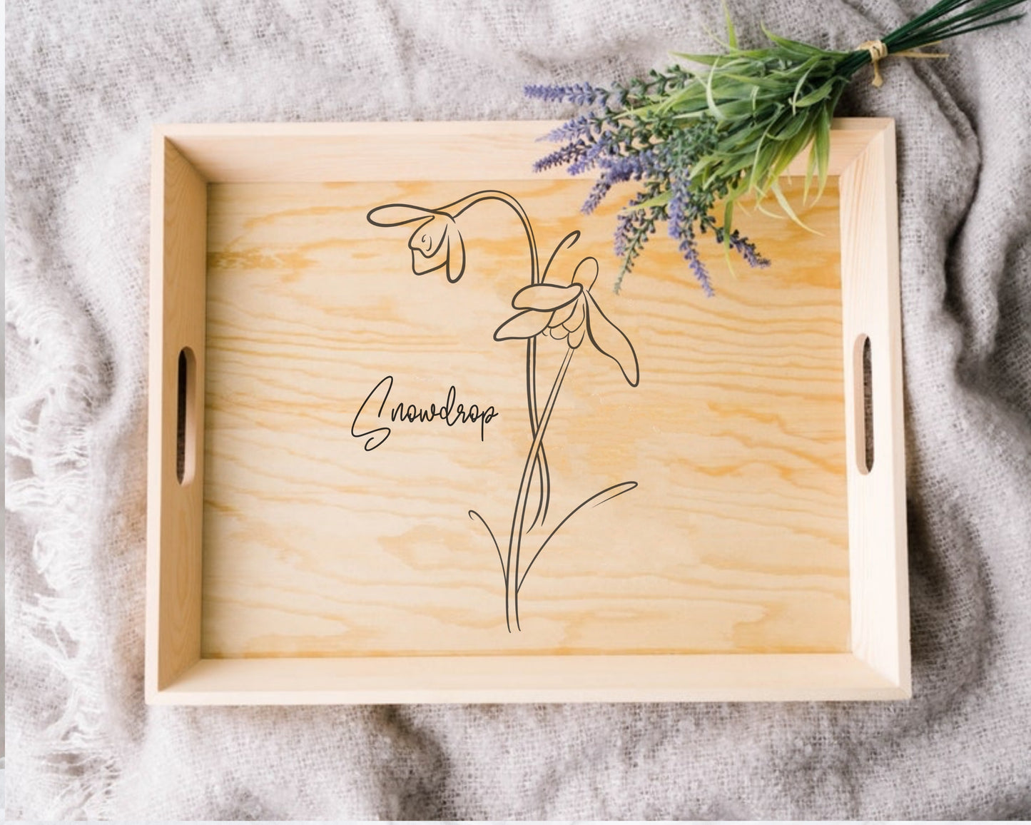 Birth Flower Snowdrop Clipart