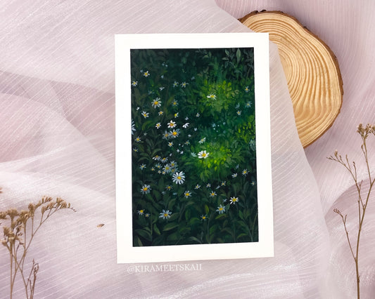 "Whispering Light" Gouache Painting (Original Artwork)