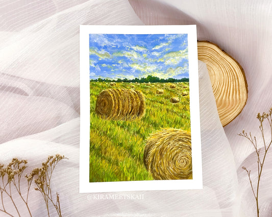 "Field of Renewal" Gouache Painting (Original Artwork)
