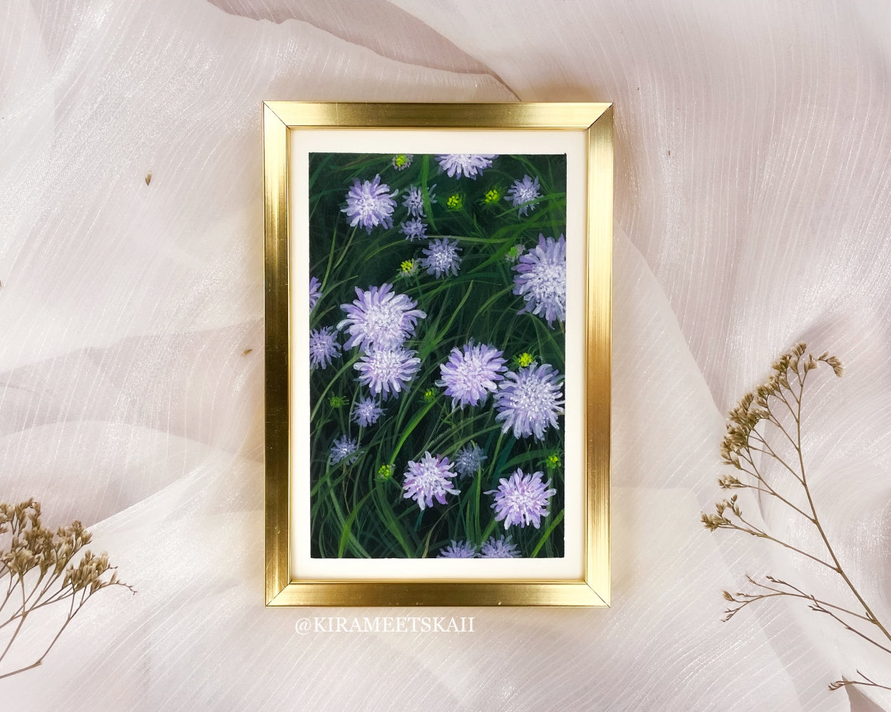 "Bloom" Gouache Painting (Original Artwork)