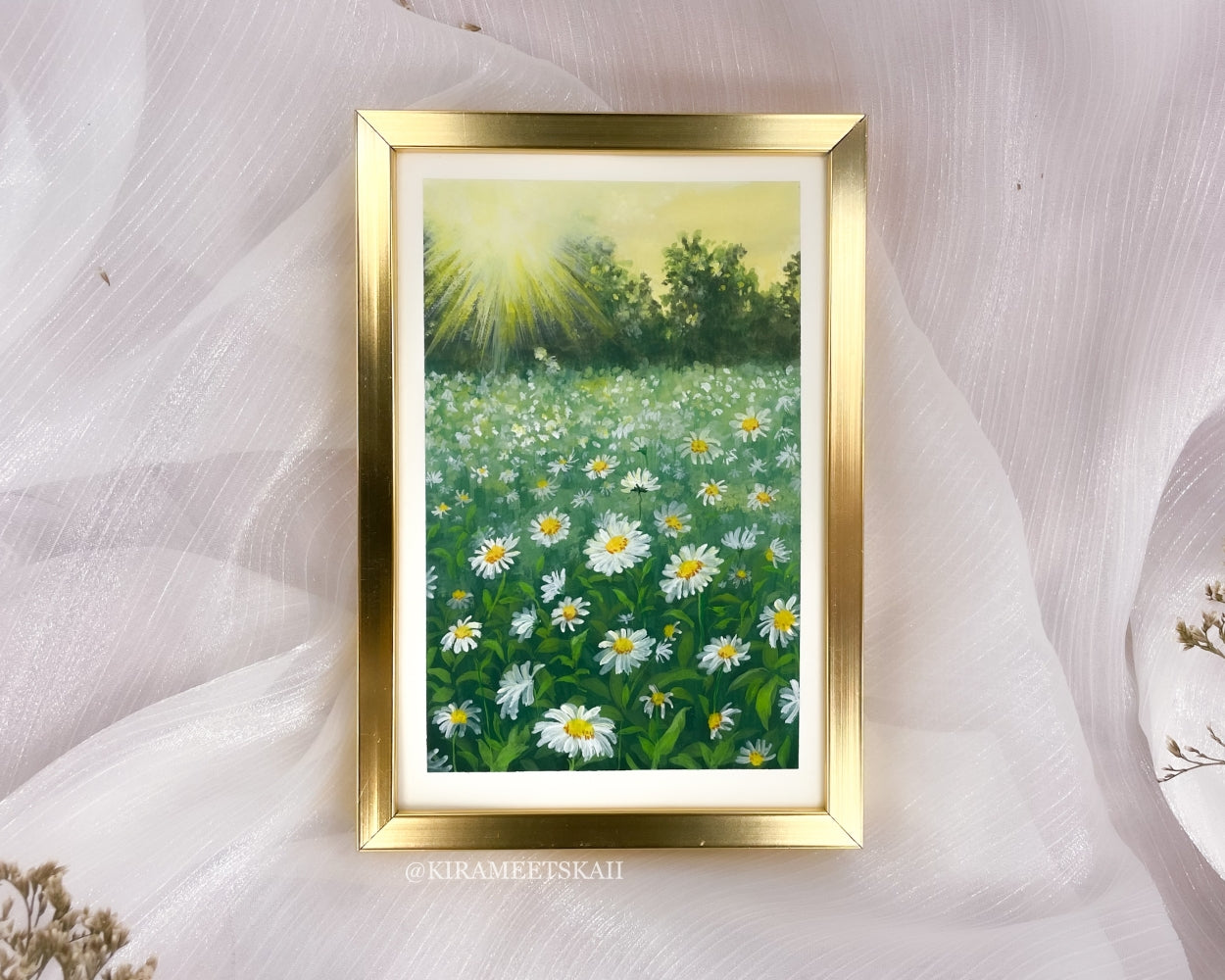 "First Light" Gouache Painting (Original Artwork)
