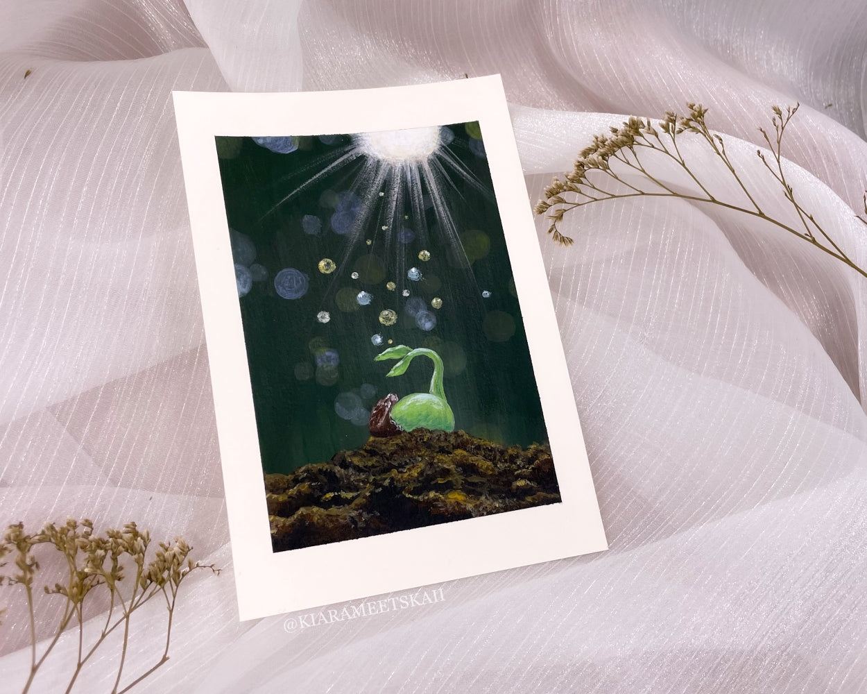 "The Seed of Light" Acrylic Painting (Original Artwork)