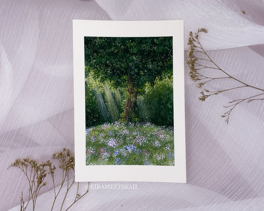 "Hopeful Tree" Gouache Painting (Original Artwork)