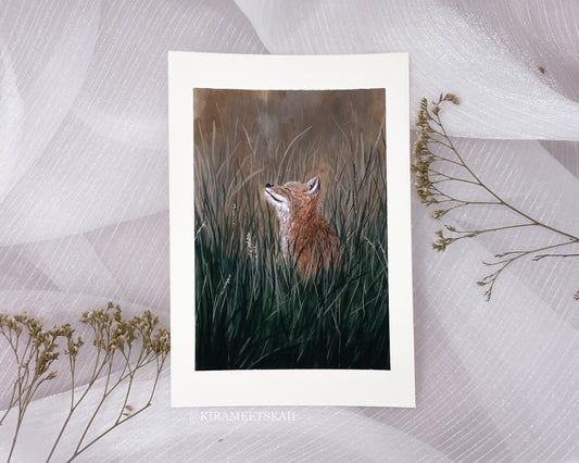 "Stillness" Gouache Painting (Original Artwork)
