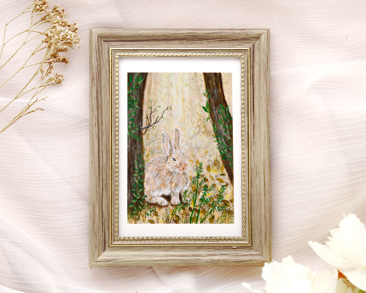 "Gentle Peek" Original Acrylic Painting