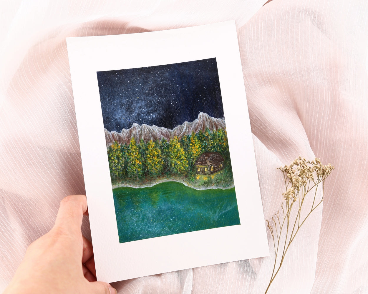 "Under The Starry Night" Original Painting