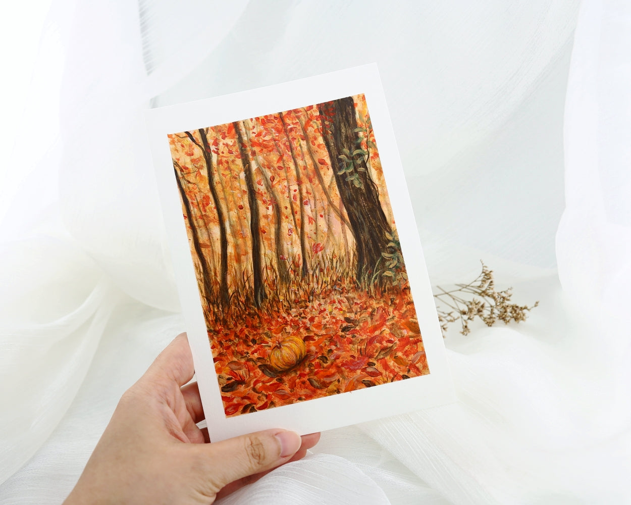 "Fall Palette" Original Acrylic Painting
