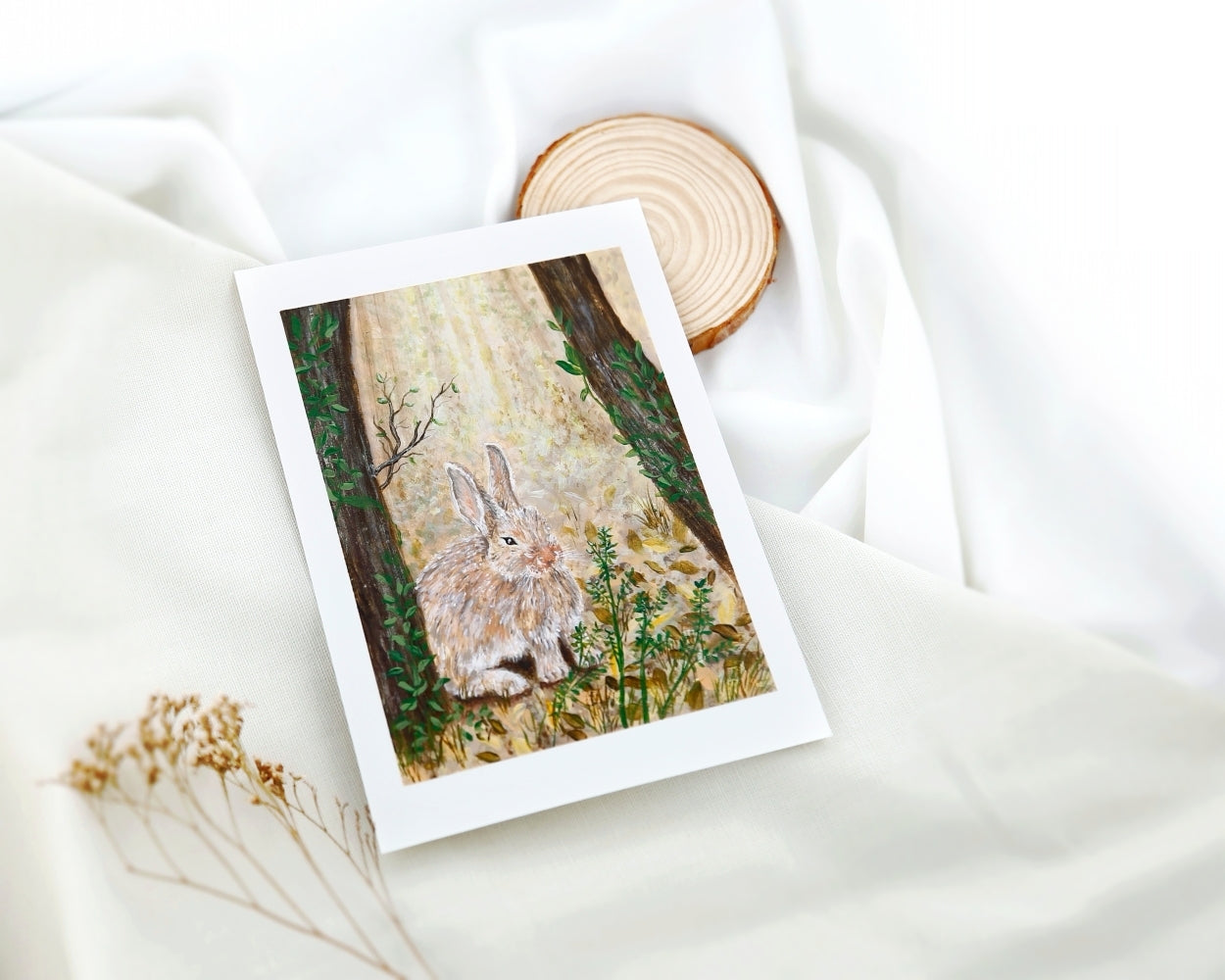 "Gentle Peek" Original Acrylic Painting