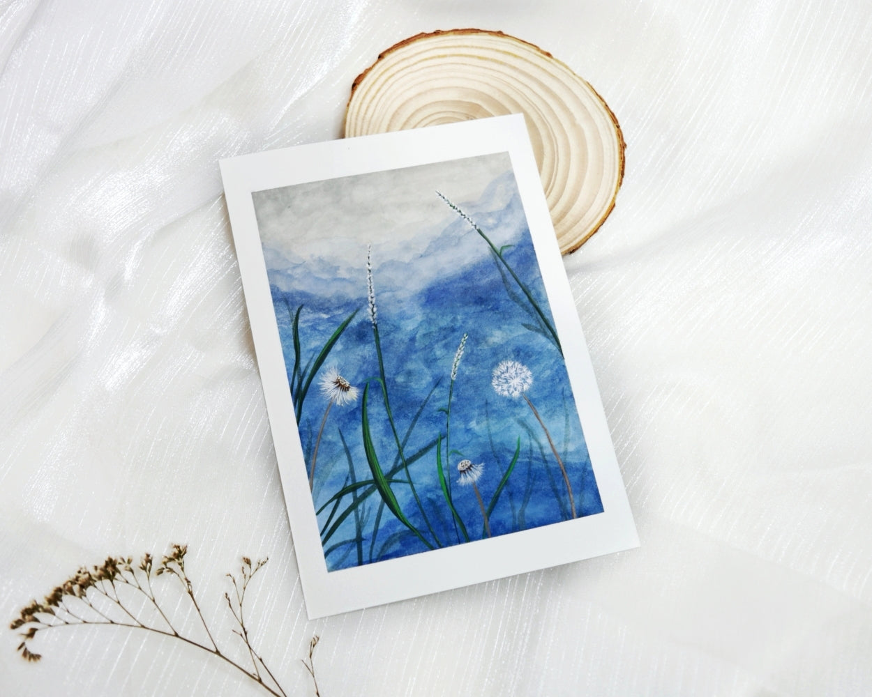 "Dandelion" Gouache Painting (Original Artwork)