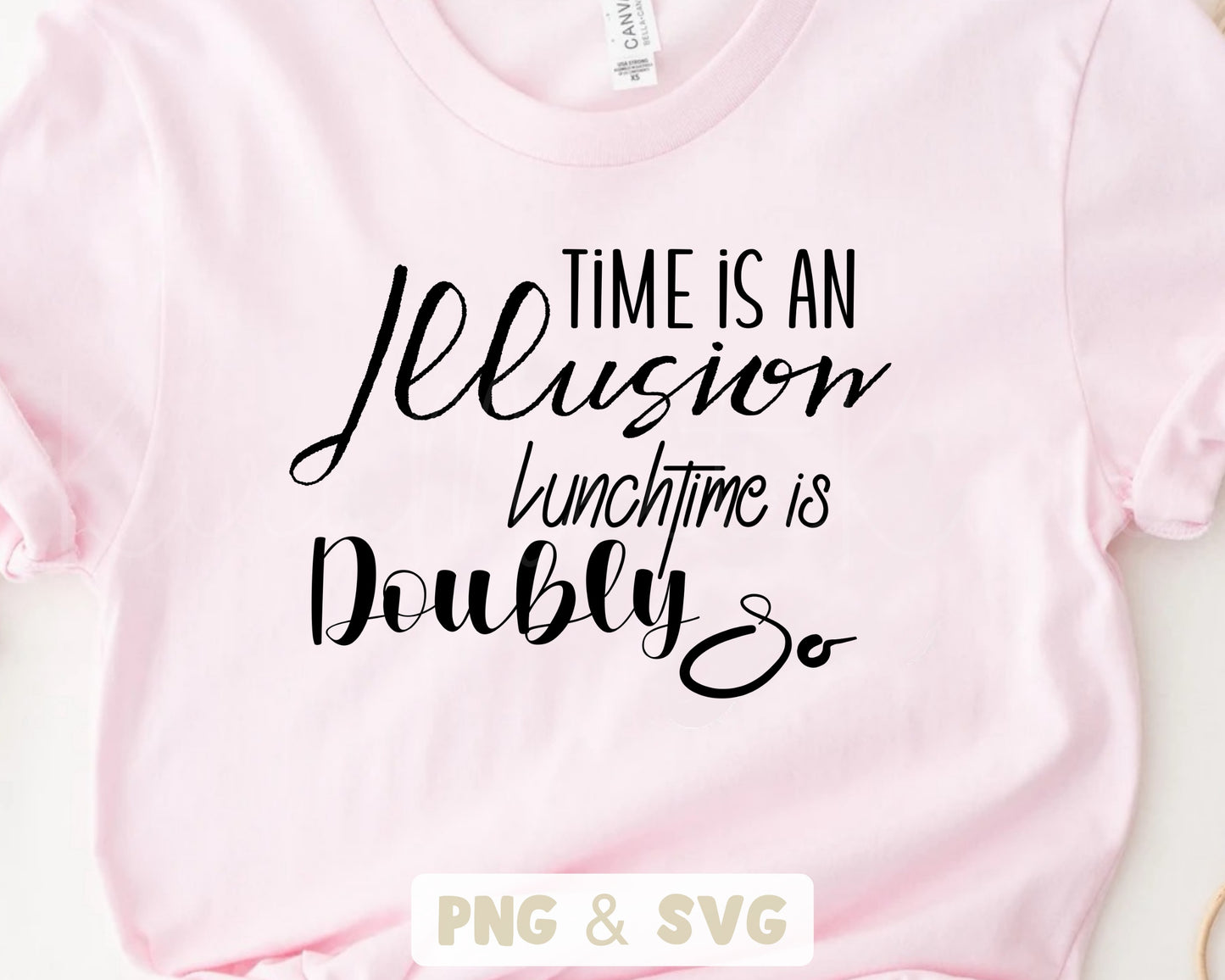 Time Is An Illusion Lunch Time Is Doubly So Clipart