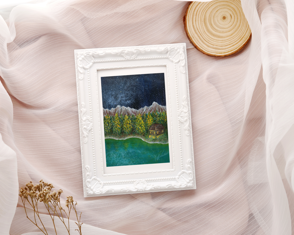 "Under The Starry Night" Original Painting