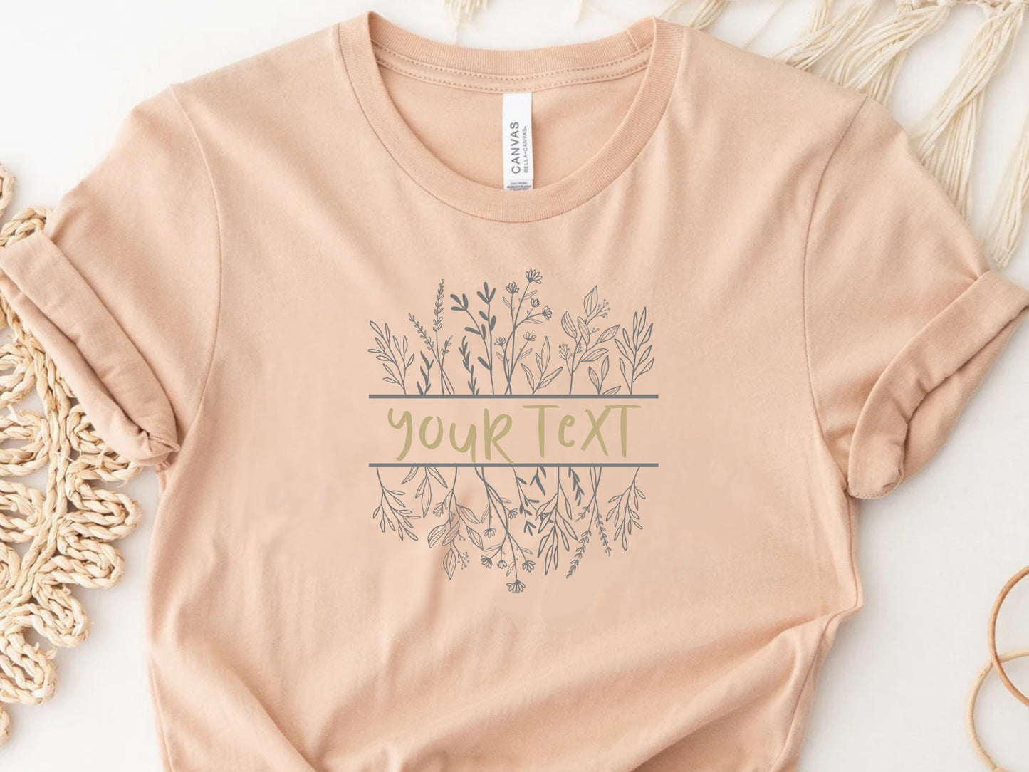 Wildflower Split Frame Clipart
