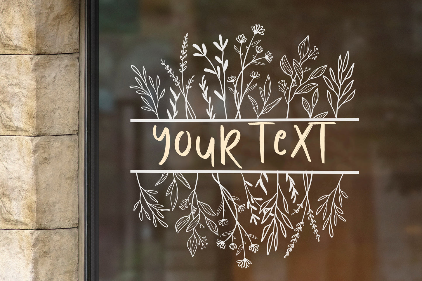 Wildflower Split Frame Clipart