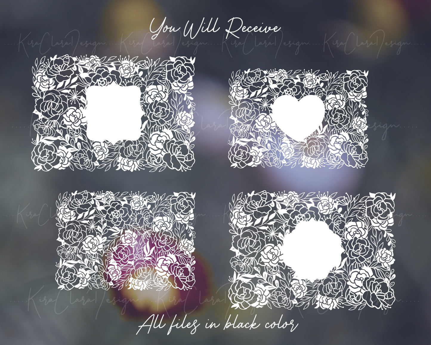 Primula Belarina 5x7 Floral Pattern Clipart