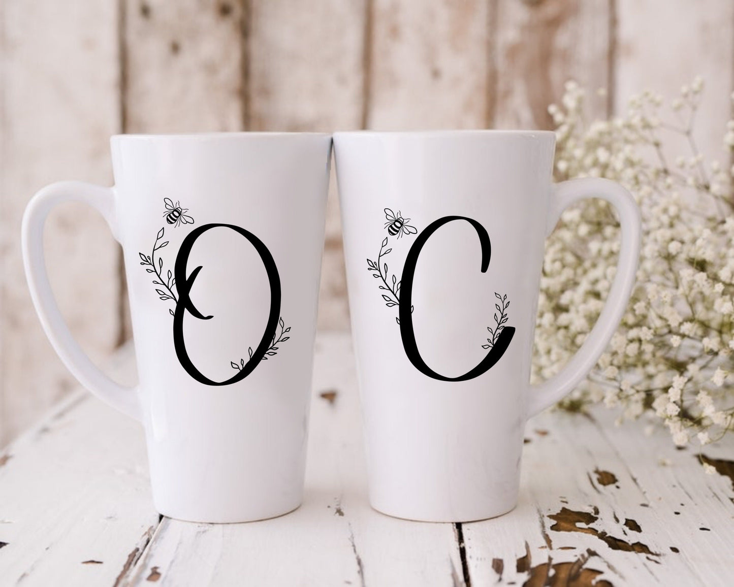 Bee Monogram Alphabet Clipart