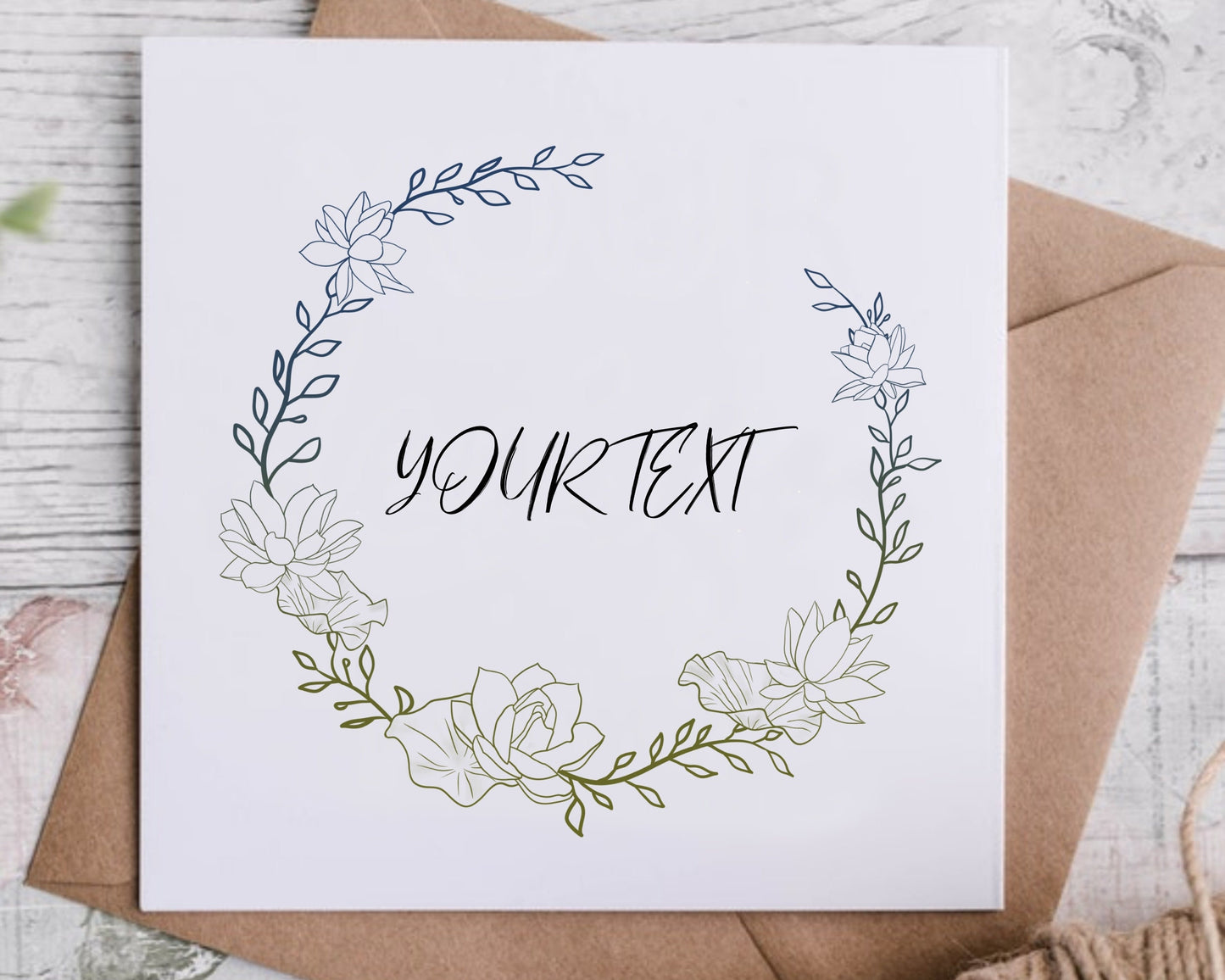 Lotus Flower Wreath Clipart