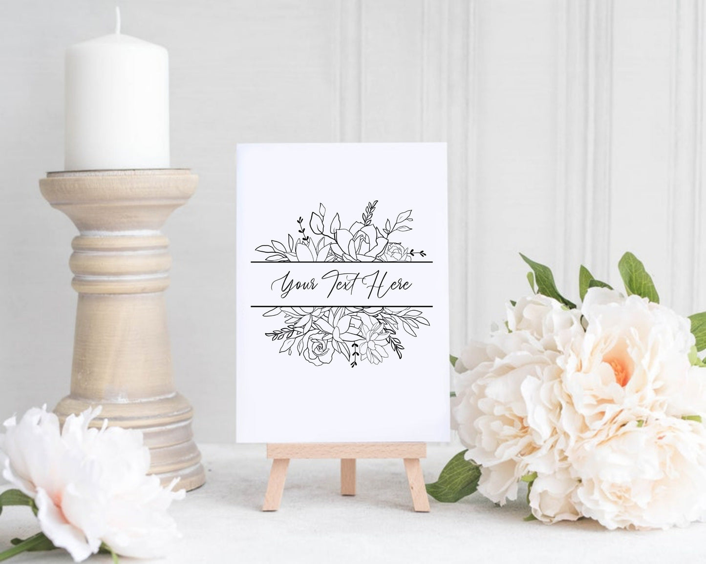 Lotus Flower Split Frame Clipart