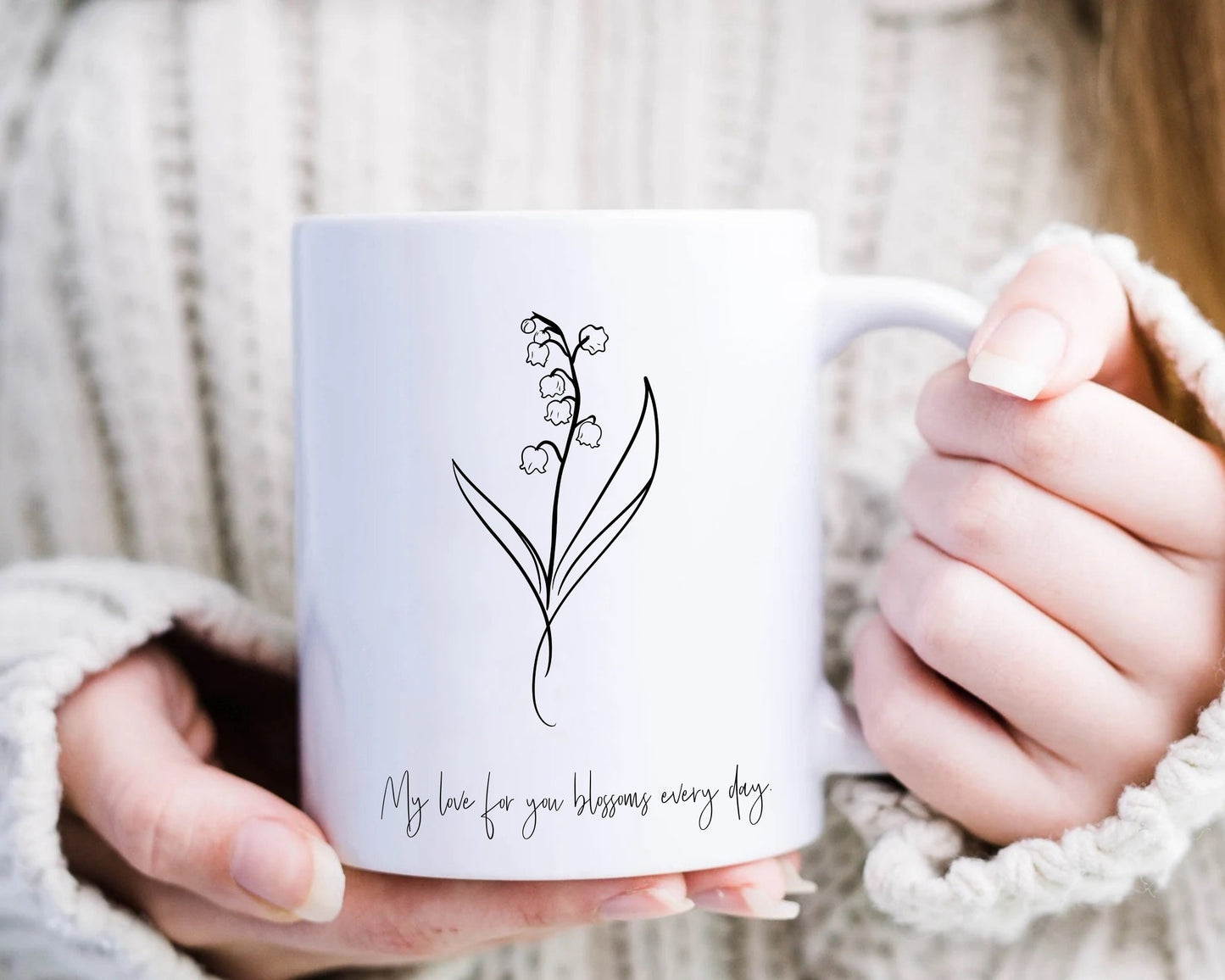 May Birth Flower Lily of the Valley Clipart