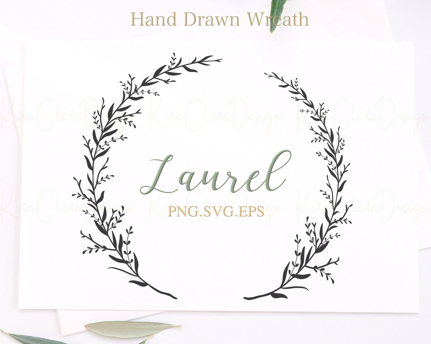 Laurel Leaf Wreath Clipart