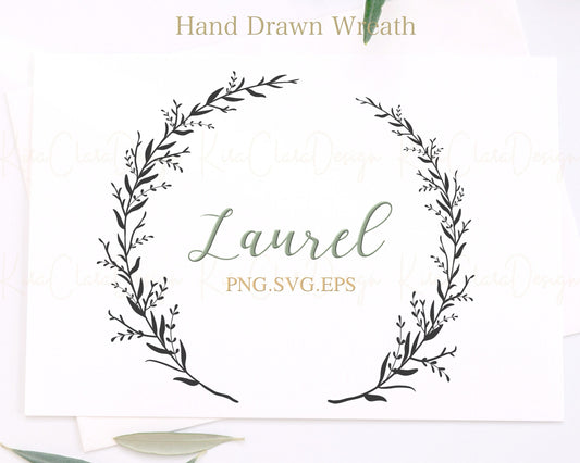 Laurel Leaf Wreath Clipart