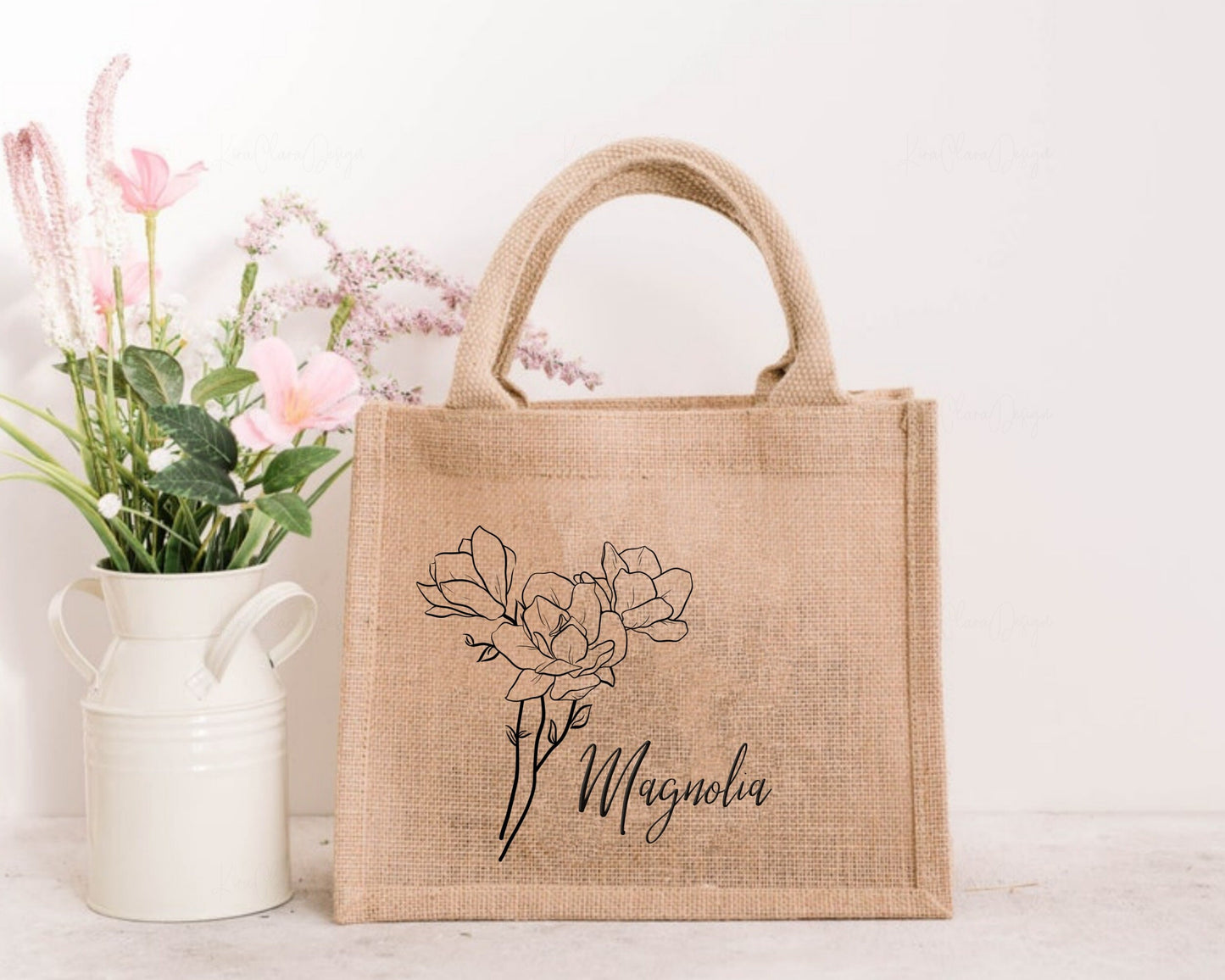 Magnolia Flower Outline Clipart