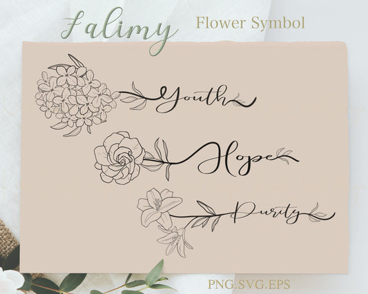 Flower Clipart Gardenia Lilac Lily SVG