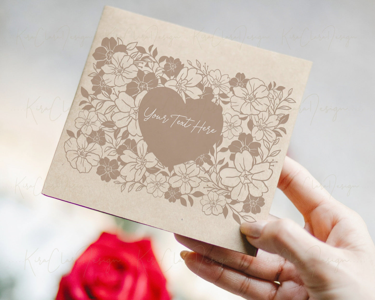 Primrose Clipart/5x7 Floral Pattern SVG
