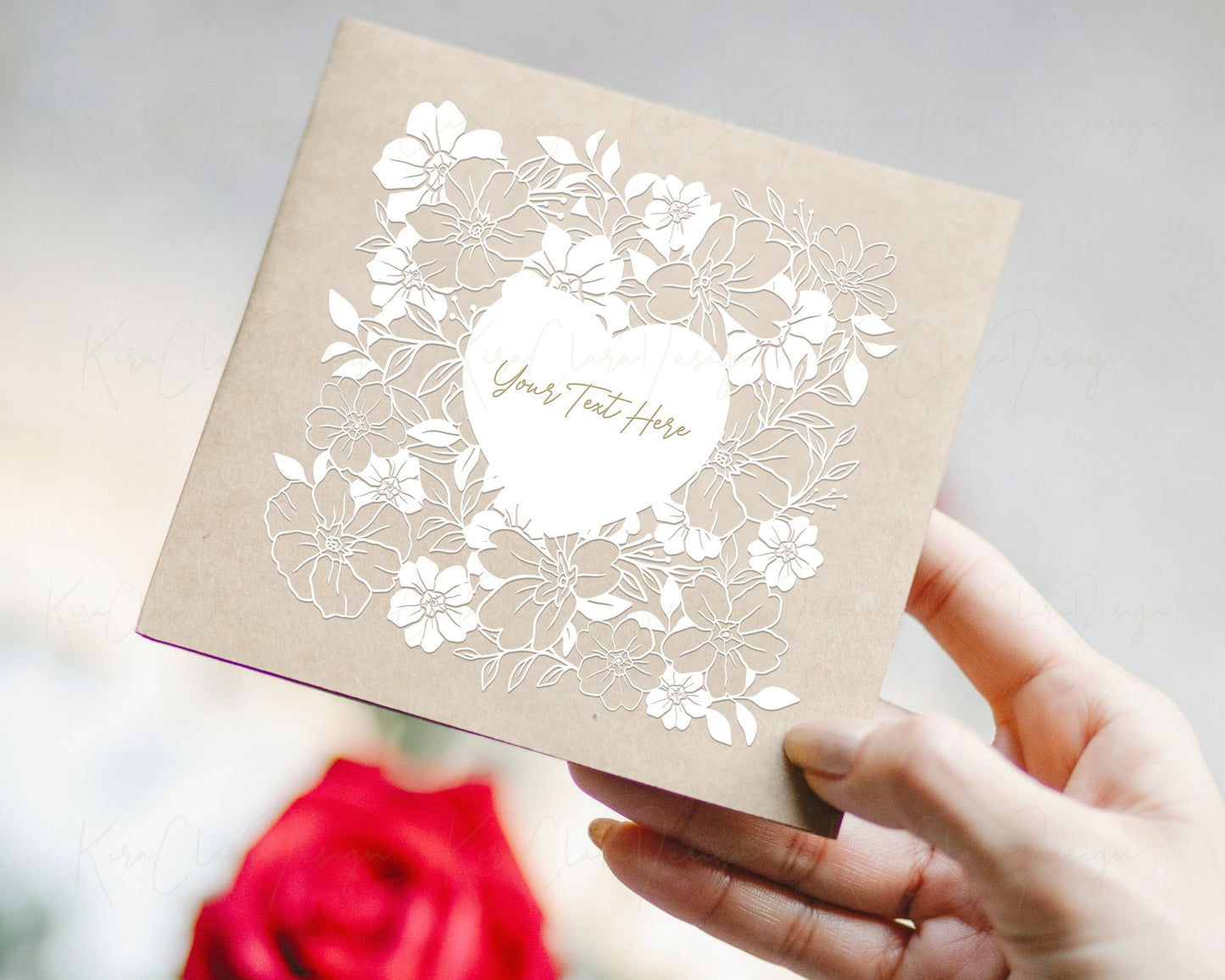 Primrose Clipart/Square Floral Pattern SVG