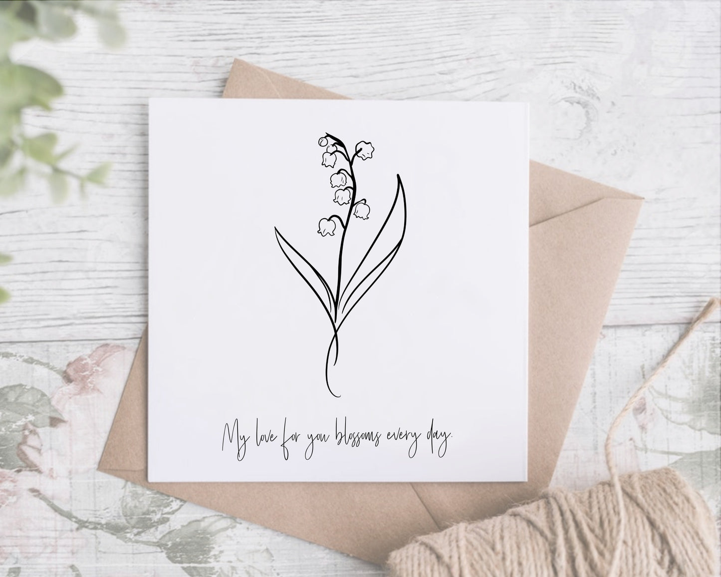 May Birth Flower Lily of the Valley Clipart