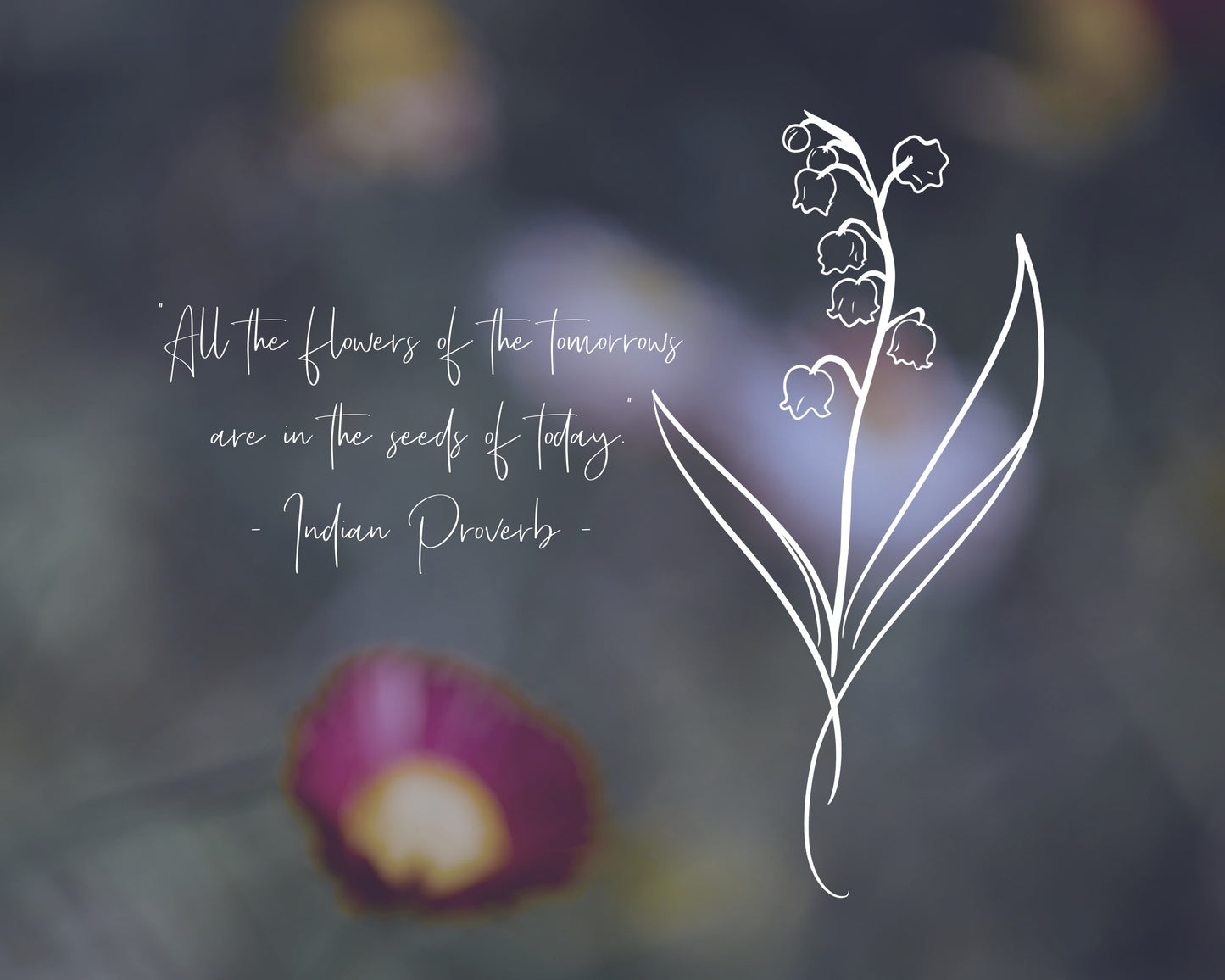 May Birth Flower Lily of the Valley Clipart